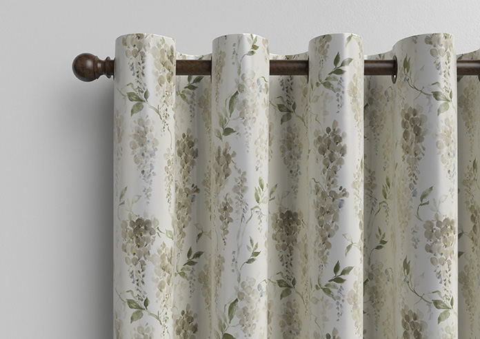 Wisteria Silk, Cool Taupe - Made to Measure Curtains - Image 12